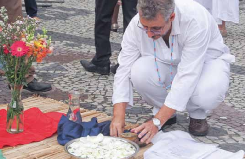 Celebração no Rio de Janeiro pede respeito à liberdade religiosa, em 21 de janeiro, com presença de adeptos de diversas tradições de fé